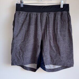 Lululemon Athletic Shorts Men's Medium Unlined Heathered Gray